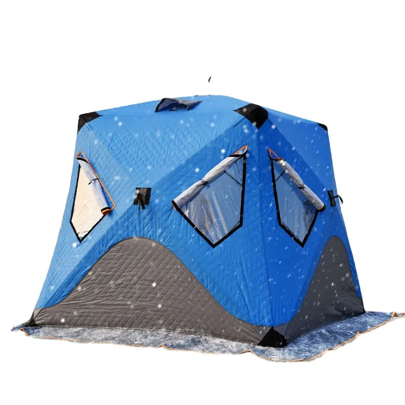 YOUSKY High Insulated Winter Outdoor Tent | Automatic 3-4 Person Ice Fishing Shelter with Oxford Fabric